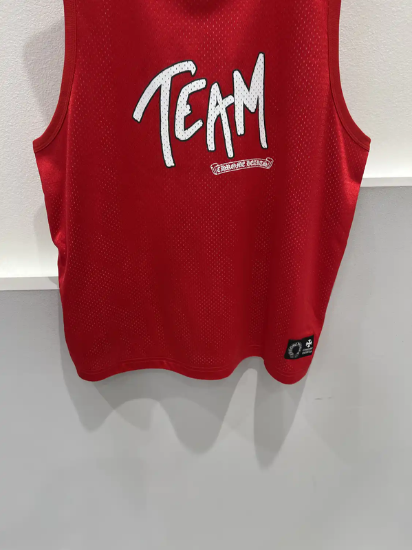 Chrome Hearts Summer Red Graphic Sleeveless Tee 0089