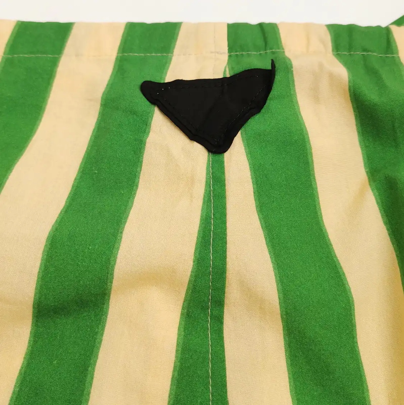 Prada Striped Green and Yellow Men's Shorts