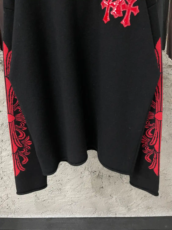 Chrome Hearts Black Cashmere Pullover Sweater 0089