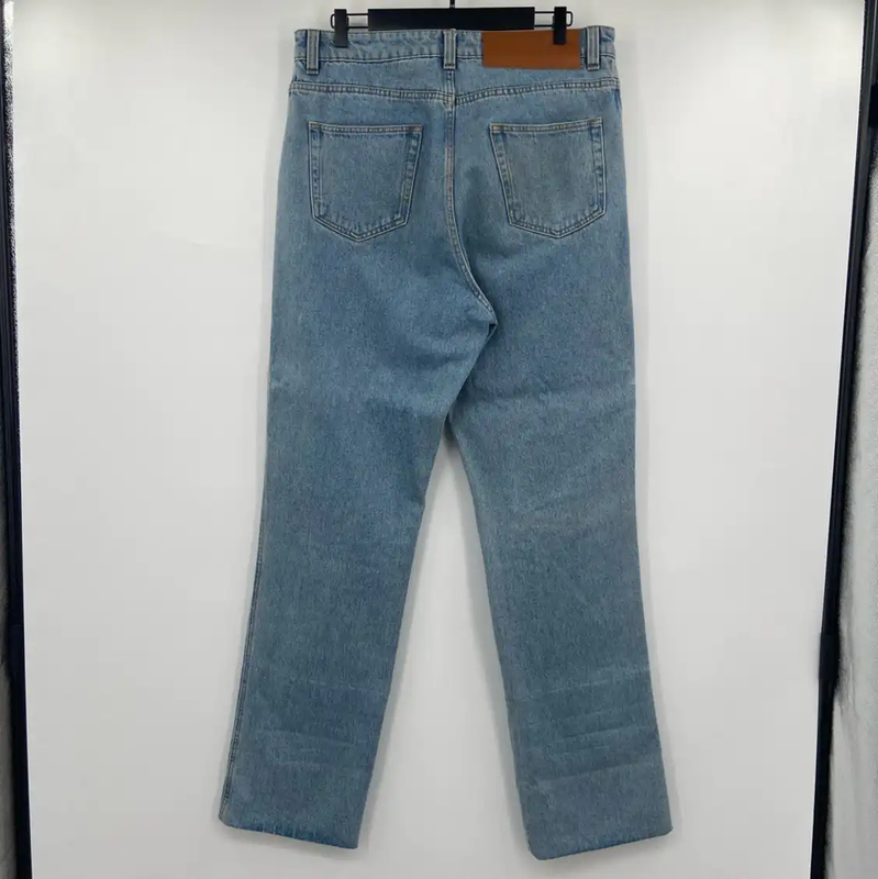 Loewe Casual Blue Cotton Pants 0089