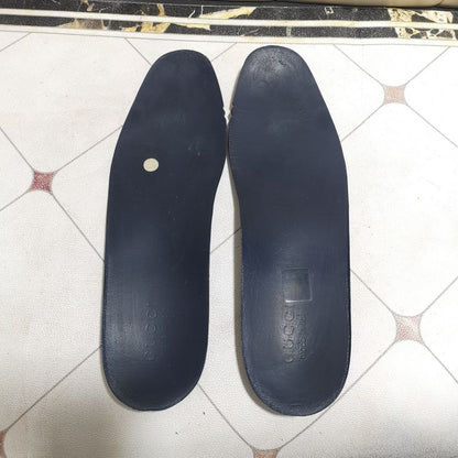 Gucci Blue GG Print Leather Loafers 0079