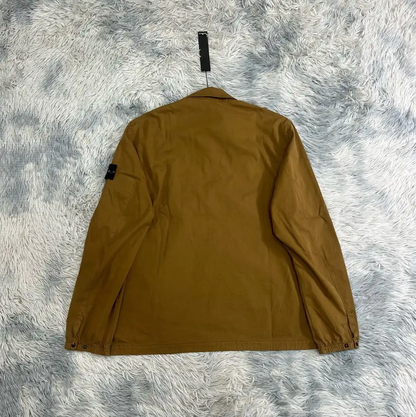 Stone Island Brown Cotton Men's Jacket 0089