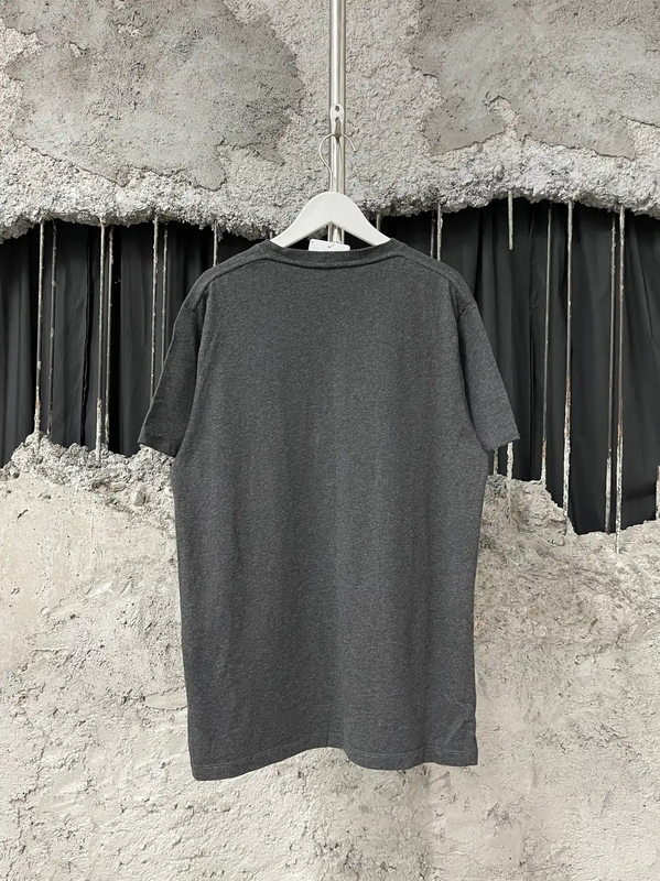 Loewe Gray Cotton Short Sleeve T-Shirt 0089