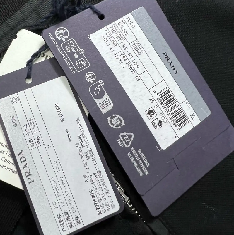 Prada Black Long Sleeve Knit Shirt for Men