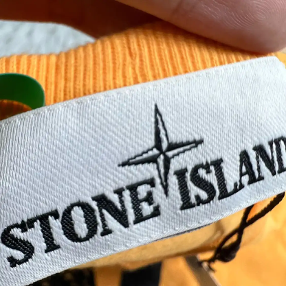 Stone Island Yellow Cotton Men's T-Shirt 0089