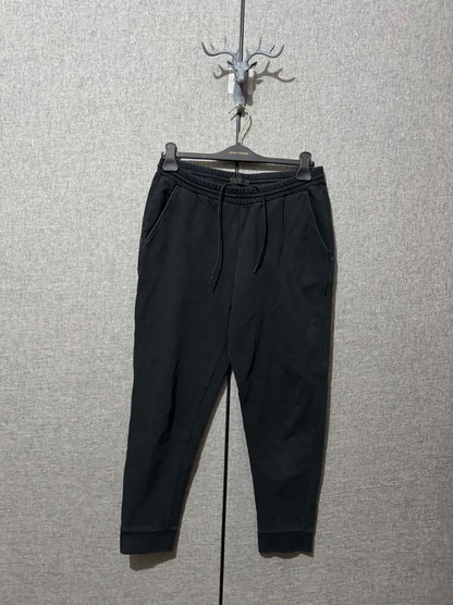 Prada Black Embroidered Cotton Casual Pants