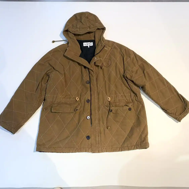 Loewe Brown Cotton Men's Outer Jacket 0089