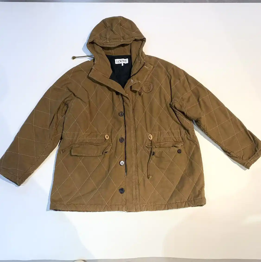 Loewe Brown Cotton Men's Outer Jacket 0089