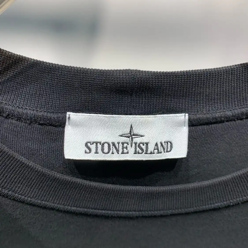 Stone Island Black Cotton Men's Hoodie 0089