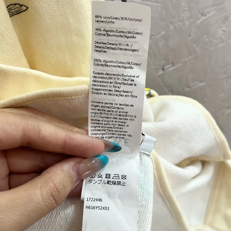 Loewe Men's Cotton Print Shirt in Light Yellow 0089