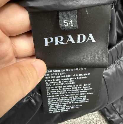 Prada Black XL Men's Down Jacket