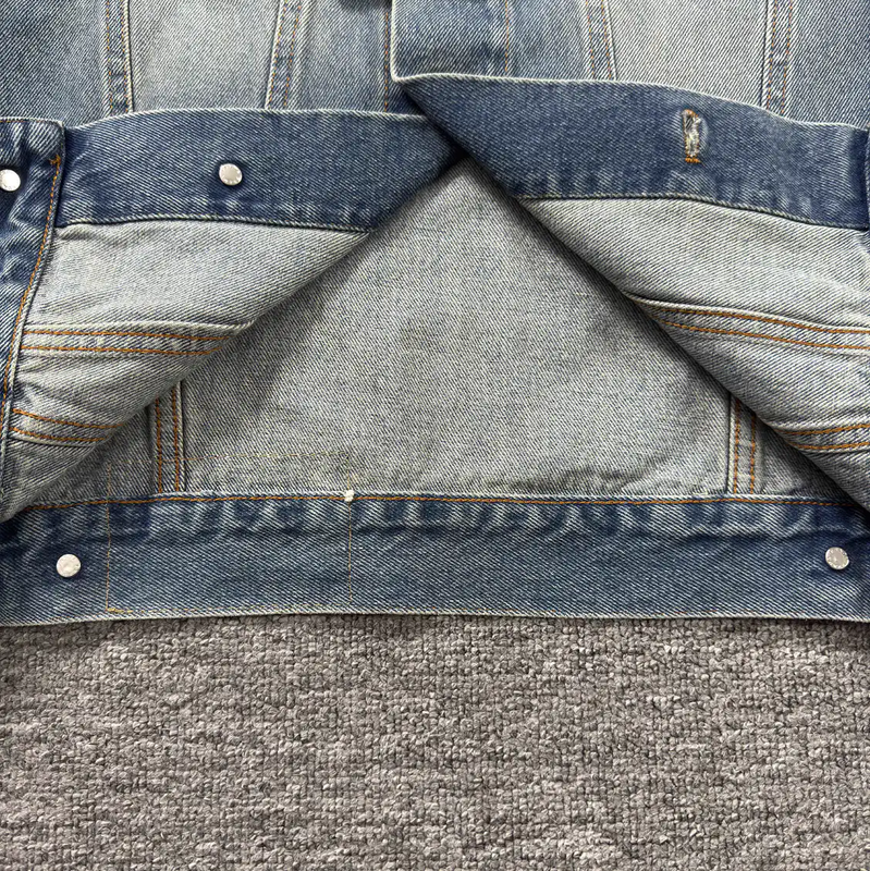 Prada Blue Cotton Men's Denim Jacket