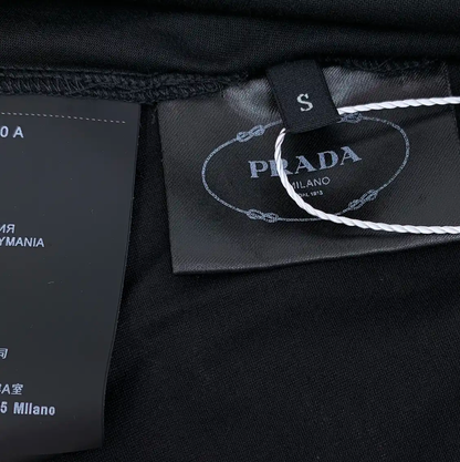 Prada Black Cotton Men's T-Shirt