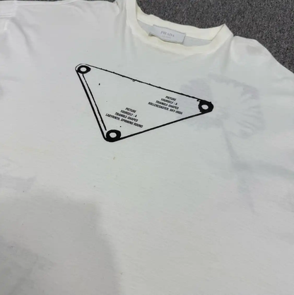 Prada White Cotton Men's T-Shirt XXL