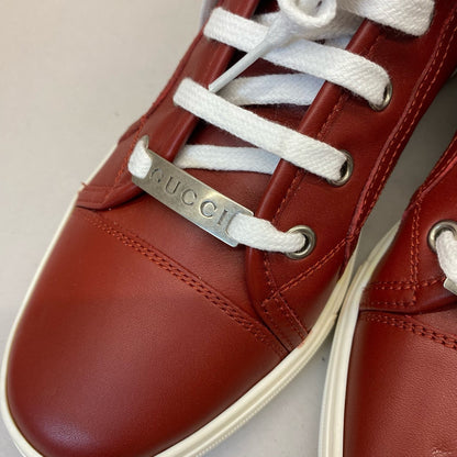 Gucci High-Top Sneakers in Red 0079