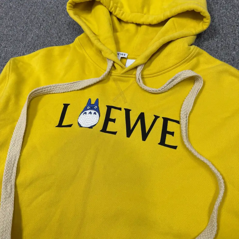 Loewe Yellow Cotton Men's Hoodie 0089