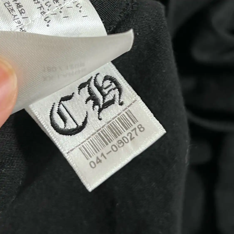 Chrome Hearts Black Cotton XXL Men's T-Shirt 0089