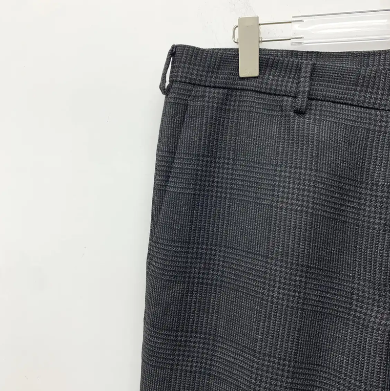 Prada Men's Casual Wool Pants in Dark Gray