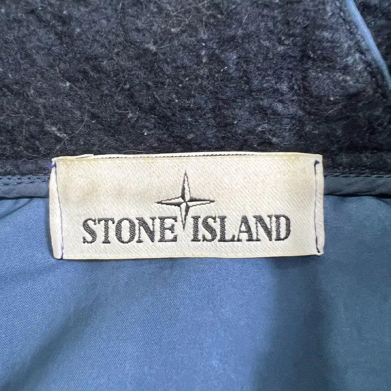 Stone Island Blue Cotton Men's Jacket 0089
