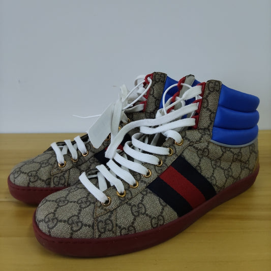 Gucci ACE High Top Canvas Sneakers 0079