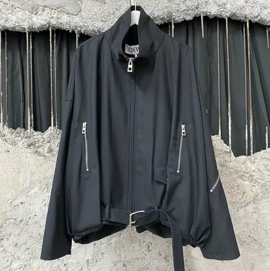 Loewe Black Long Sleeve Outerwear Jacket 0089
