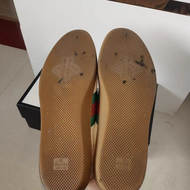 Gucci Leather Bee Fashion Sneakers for All 0079