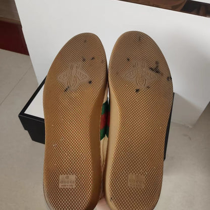 Gucci Leather Bee Fashion Sneakers for All 0079