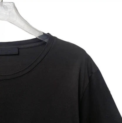 Prada Black and Gray Men's T-Shirt