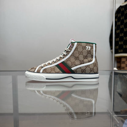 Gucci Tennis 1977 High Top Canvas Sneakers 0079