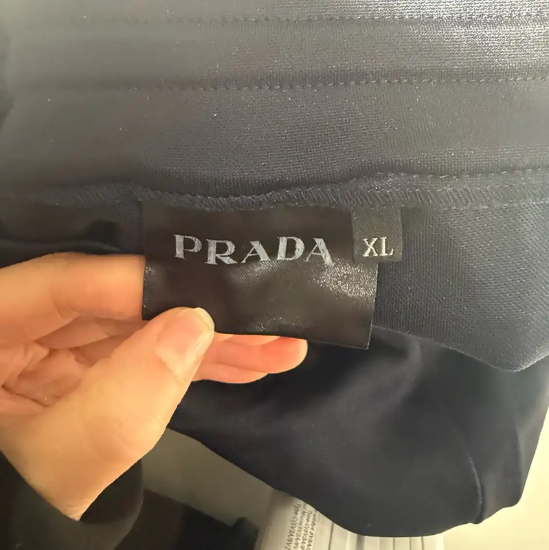 Prada XL Dark Blue Casual Pants