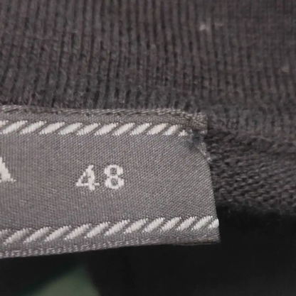 Prada Black Long Sleeve Polo