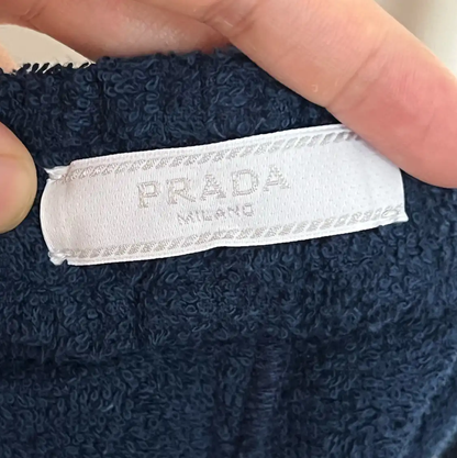 Prada S Size Blue Cotton Men's Shorts