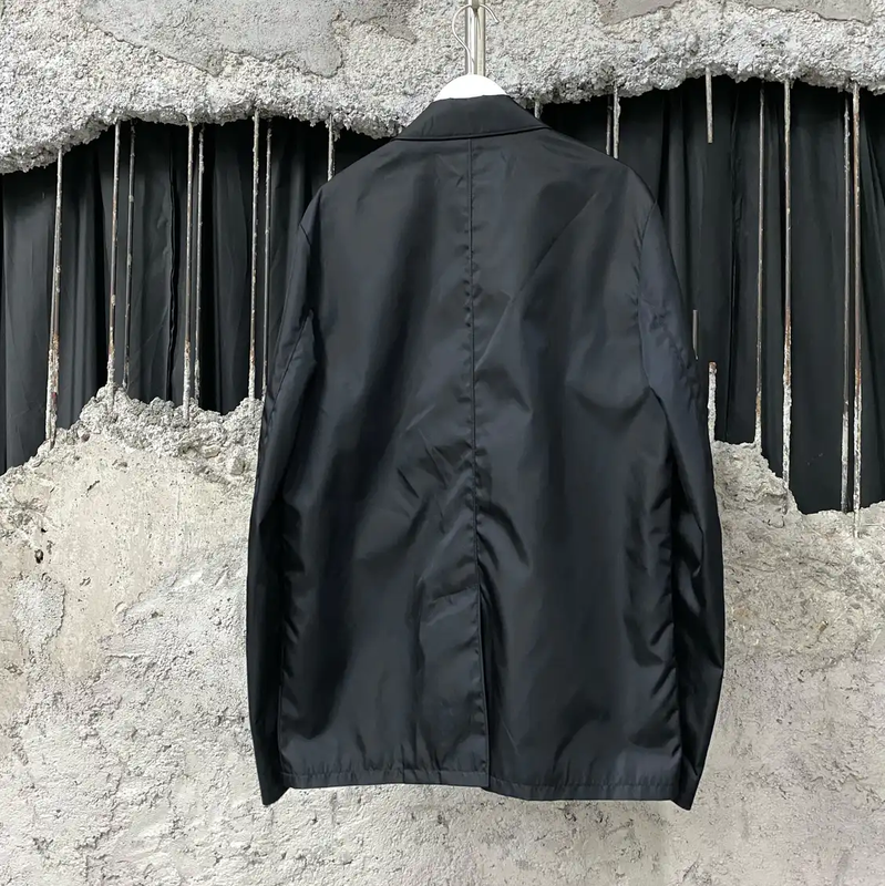 Prada Black Long Sleeve Coat for Men