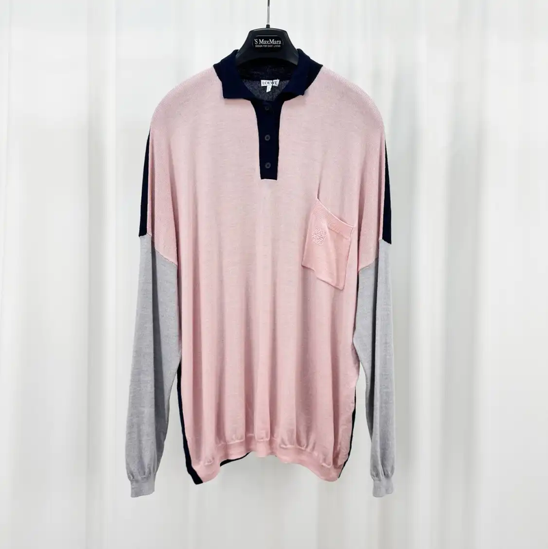 Loewe Multicolor Wool Embroidered Long Sleeve Knit 0089