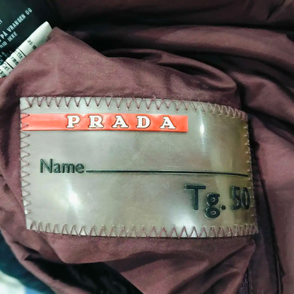 Prada Red Polyester Long Sleeve Jacket