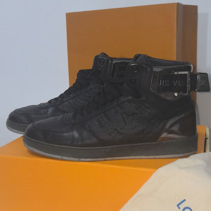 Louis Vuitton Rivoli Black Calfskin Sneakers 0079
