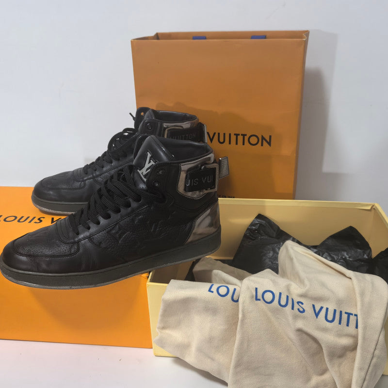 Louis Vuitton Rivoli Black Calfskin Sneakers 0079