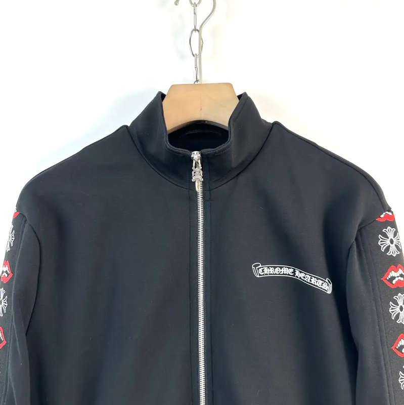 Chrome Hearts Black Cotton Embroidered Long Sleeve Jacket 0089