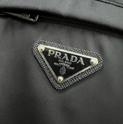 Prada Black Long Trench Coat for Men