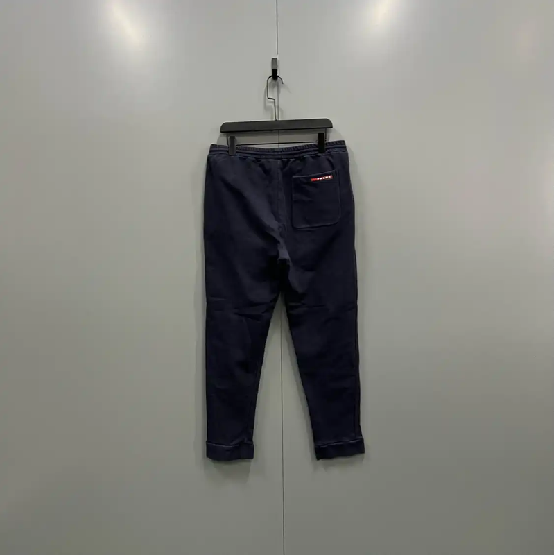 Prada Men's Black Cotton Casual Pants