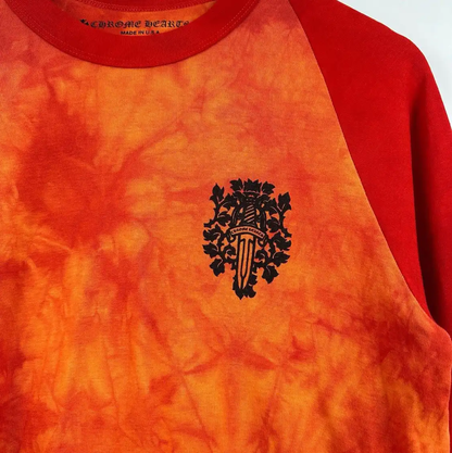 Chrome Hearts Orange and Red Long Sleeve T-Shirt 0089