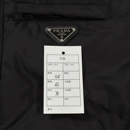 Prada Men's Black Polyester Down Jacket