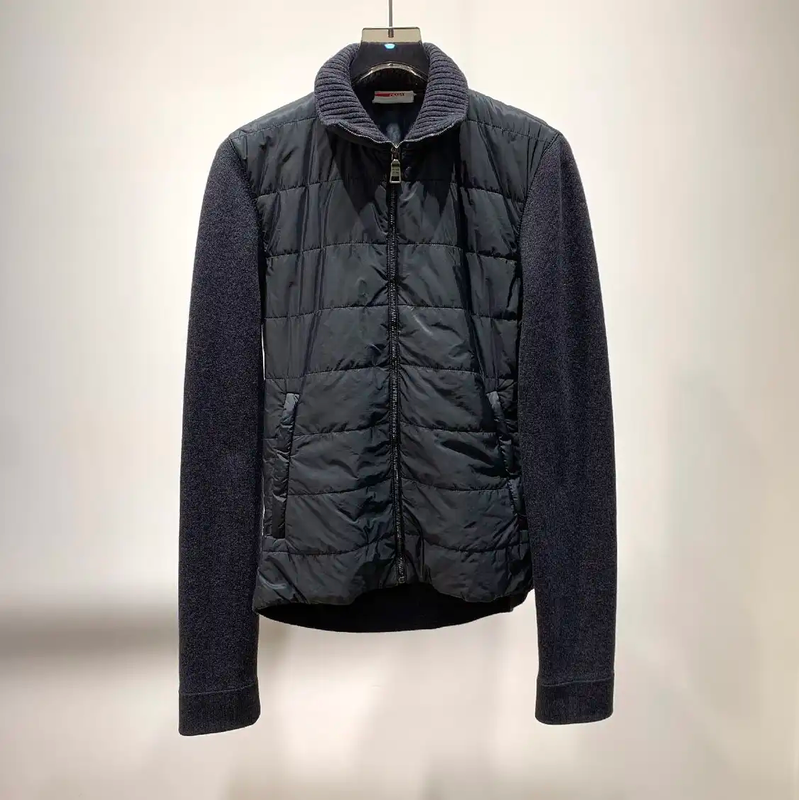 Prada Men's Black Nylon Down Jacket