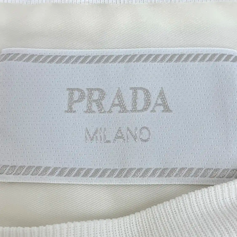 Prada White Men's T-Shirt Size L