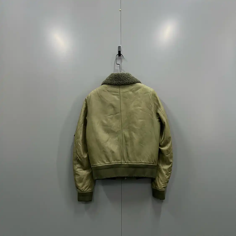 Loewe Green Cotton Short Jacket for Men 0089