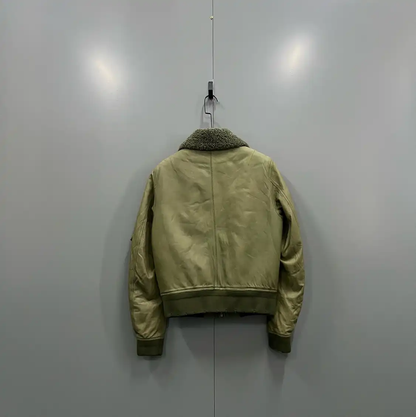 Loewe Green Cotton Short Jacket for Men 0089