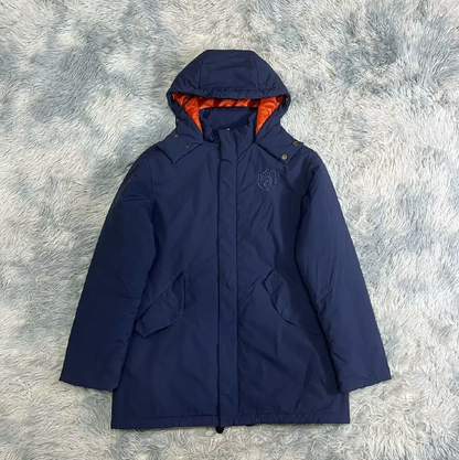 Loewe Blue Cotton Men's Down Jacket 0089