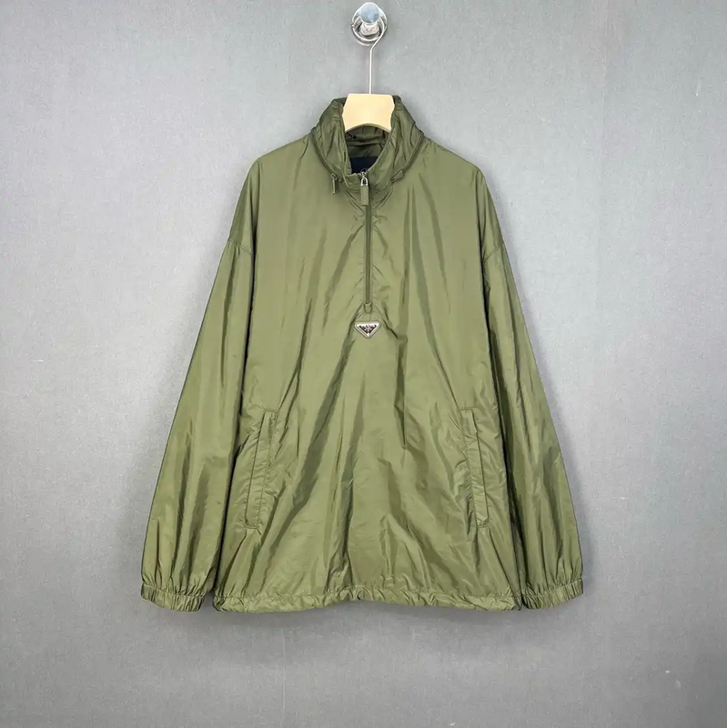 Prada Green Men's Lightweight Outer Jacket