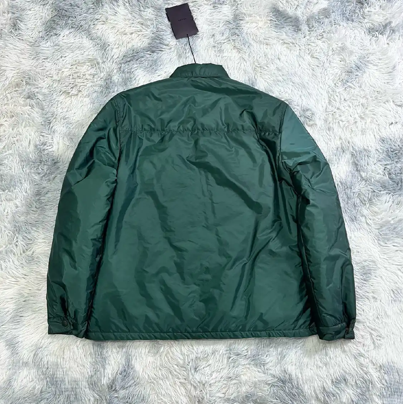 Prada Men's Green Lightweight Outer Jacket