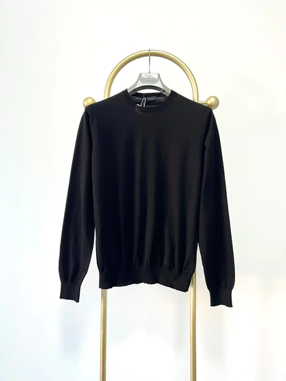 Prada Black Long Sleeve Knitted Top for Men